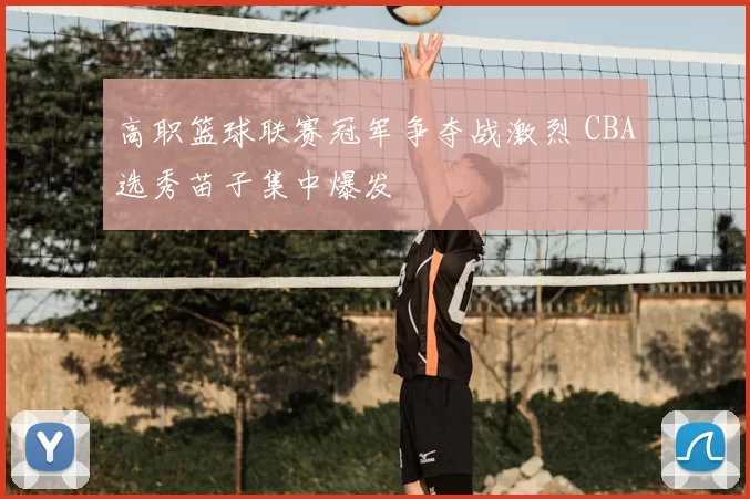 高职篮球联赛冠军争夺战激烈 CBA选秀苗子集中爆发