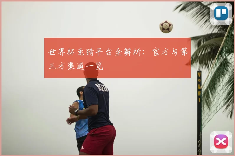 世界杯竞猜平台全解析：官方与第三方渠道一览