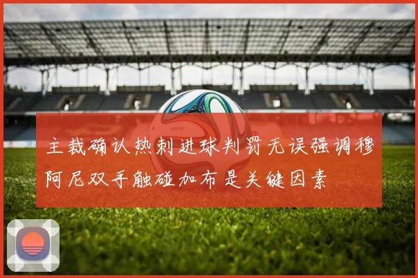 主裁确认热刺进球判罚无误强调穆阿尼双手触碰加布是关键因素